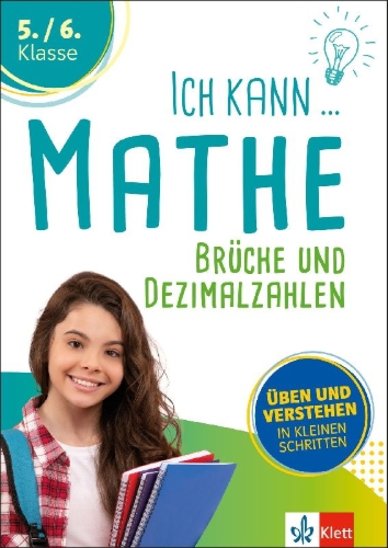 Buchcover und Innenansicht für das Buch: Ich kann Mathe - Brüche und Dezimalzahlen 5./6. Klasse