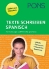 Buchcover und Innenansicht für das Buch: PONS Texte schreiben - Spanisch