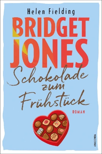 Buchcover und Innenansicht für das Buch: Bridget Jones. Schokolade zum Frühstück