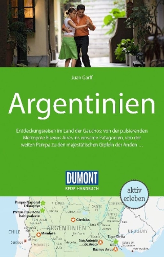 Buchcover und Innenansicht für das Buch: DUMONT Reise-Handbuch Reiseführer Argentinien