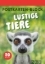Buchcover und Innenansicht für das Buch: Postkartenblock Lustige Tiere