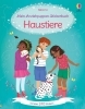 Buchcover und Innenansicht für das Buch: Mein Anziehpuppen-Stickerbuch: Haustiere