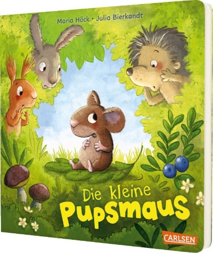 Buchcover und Innenansicht für das Buch: Die kleine Pupsmaus