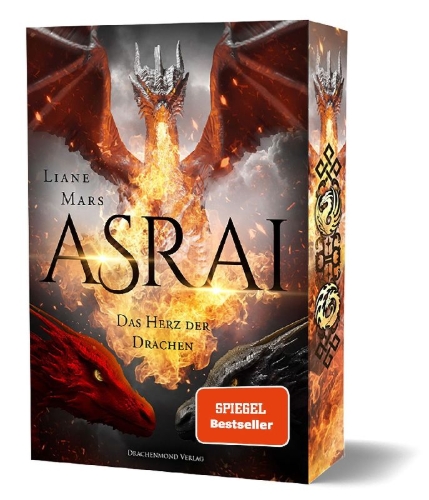 Buchcover und Innenansicht für das Buch: Asrai - Das Herz der Drachen