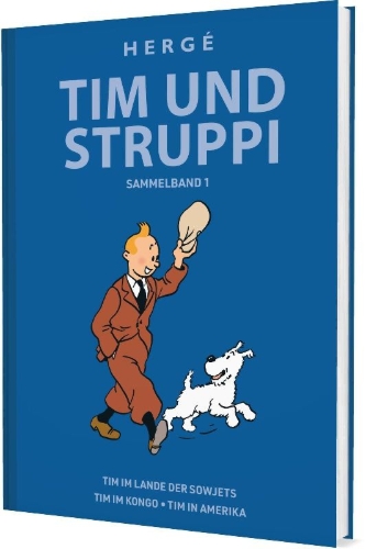 Buchcover und Innenansicht für das Buch: Tintin Integrale Vol 1