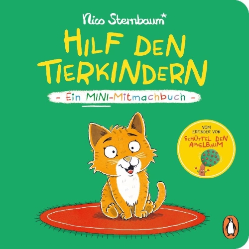 Buchcover und Innenansicht für das Buch: Hilf den Tierkindern