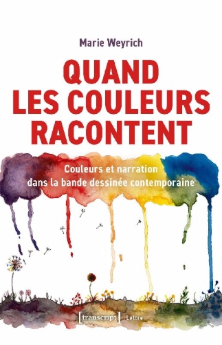 Buchcover und Innenansicht für das Buch: Quand les couleurs racontent