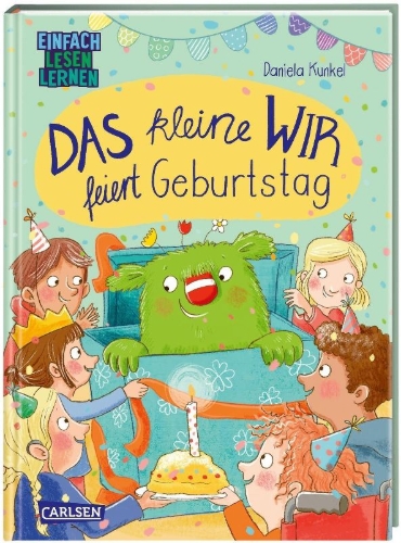Buchcover und Innenansicht für das Buch: Das kleine WIR feiert Geburtstag