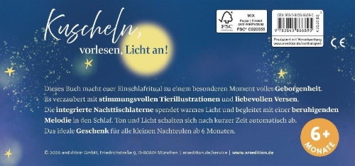 Buchcover und Innenansicht für das Buch: Ich schenk dir ein Licht! Schlaf, Kindlein, schlaf