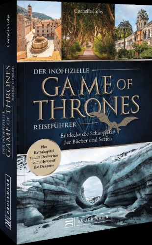 Buchcover und Innenansicht für das Buch: Der inoffizielle Game of Thrones Reiseführer