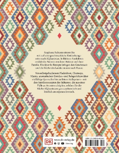 Buchcover und Innenansicht für das Buch: Afghanische Küche