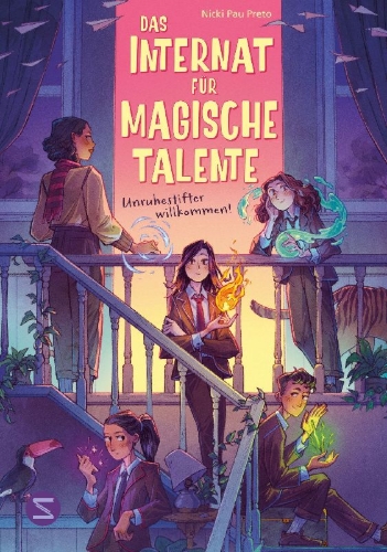 Buchcover und Innenansicht für das Buch: The Last Hope School for Magical Delinquents