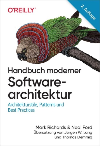 Buchcover und Innenansicht für das Buch: Handbuch moderner Softwarearchitektur