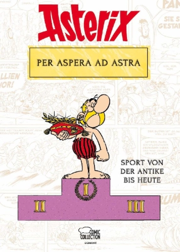 Buchcover und Innenansicht für das Buch: Astérix - Le sport expliqué
