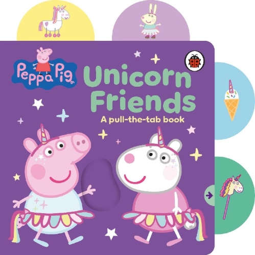 Buchcover und Innenansicht für das Buch: Peppa Pig: Unicorn Friends