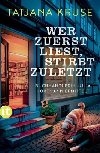 Buchcover und Innenansicht für das Buch: Wer zuerst liest, stirbt zuletzt