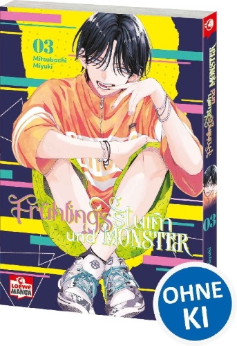 Buchcover und Innenansicht für das Buch: HARU NO ARASHI TO MONSTER