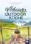 Buchcover und Innenansicht für das Buch: Wildkräuter-Outdoorküche