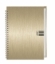 Buchcover und Innenansicht für das Buch: Wochen-Cheftimer A5, Alu gold 2027