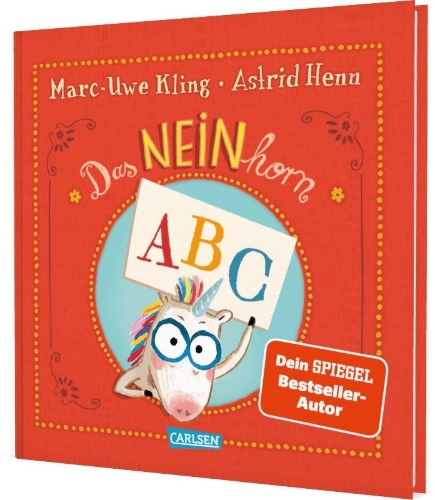 Buchcover und Innenansicht für das Buch: Das NEINhorn-ABC