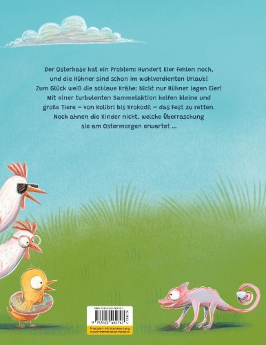 Buchcover und Innenansicht für das Buch: Hundert Eier für die Feier