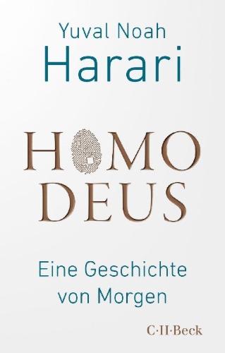 Buchcover und Innenansicht für das Buch: Homo Deus. A Brief History of Tomorrow