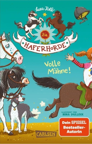 Buchcover und Innenansicht für das Buch: Die Haferhorde 2: Volle Mähne!