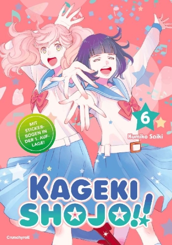 Buchcover und Innenansicht für das Buch: Kageki Shojo!! - Band 6