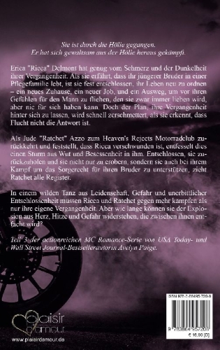 Buchcover und Innenansicht für das Buch: Heaven's Rejects MC Teil 3: Absolution