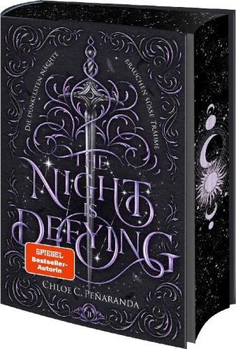 Buchcover und Innenansicht für das Buch: The Night is defying