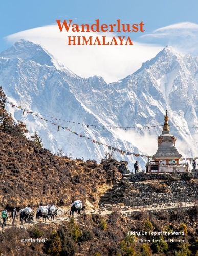 Buchcover und Innenansicht für das Buch: Wanderlust Himalaya