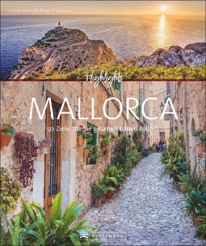 Buchcover und Innenansicht für das Buch: Highlights Mallorca