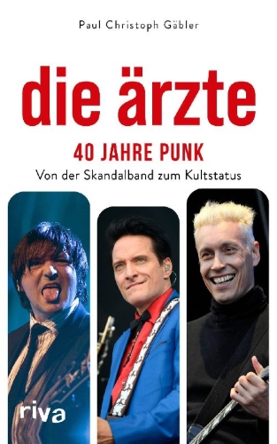 Buchcover und Innenansicht für das Buch: Die Ärzte - 40 Jahre Punk