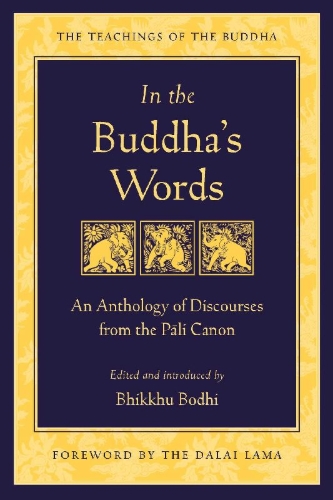 Buchcover und Innenansicht für das Buch: In the Buddha's Words