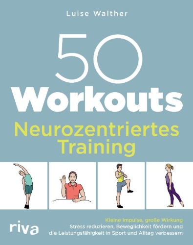 Buchcover und Innenansicht für das Buch: 50 Workouts - Neurozentriertes Training