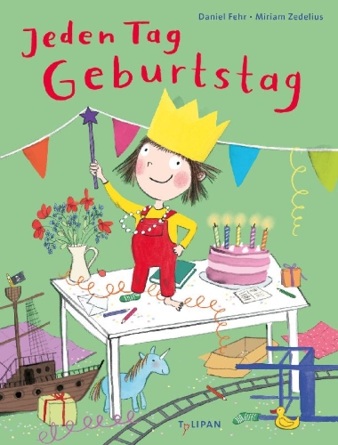 Buchcover und Innenansicht für das Buch: Jeden Tag Geburtstag