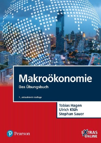 Buchcover und Innenansicht für das Buch: Makroökonomie Übungsbuch