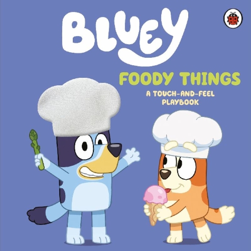 Buchcover und Innenansicht für das Buch: Bluey: Foody Things