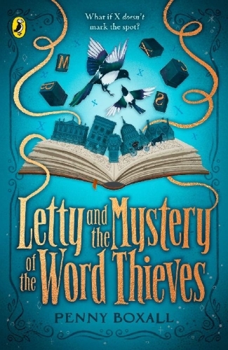 Buchcover und Innenansicht für das Buch: Letty and the Mystery of the Word Thieves