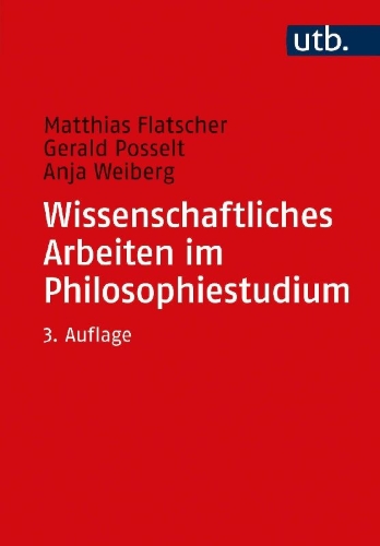 Buchcover und Innenansicht für das Buch: Wissenschaftliches Arbeiten im Philosophiestudium