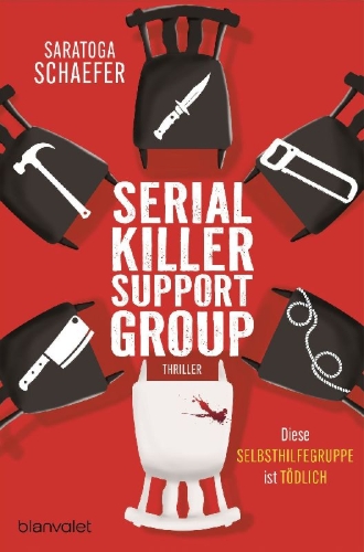 Buchcover und Innenansicht für das Buch: Serial Killer Support Group
