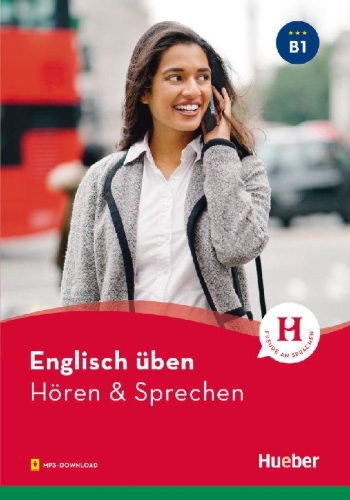 Buchcover und Innenansicht für das Buch: Englisch üben - Hören & Sprechen B1
