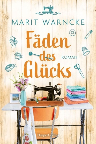 Buchcover und Innenansicht für das Buch: Fäden des Glücks