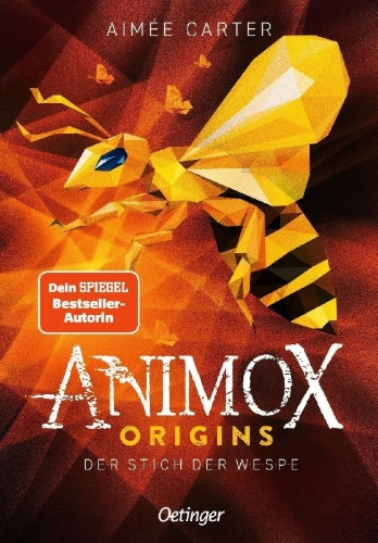 Buchcover und Innenansicht für das Buch: Animox Origins 2. Der Stich der Wespe