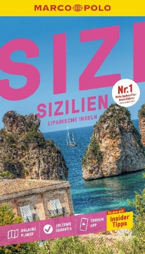 Buchcover und Innenansicht für das Buch: MARCO POLO Reiseführer Sizilien, Liparische Inseln