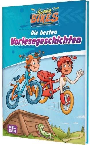 Buchcover und Innenansicht für das Buch: SUPERBIKES Die besten Vorlesegeschichten
