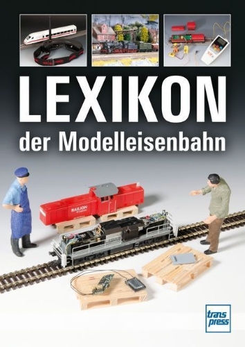 Buchcover und Innenansicht für das Buch: Lexikon der Modelleisenbahn