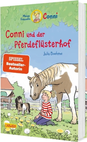 Buchcover und Innenansicht für das Buch: Conni Erzählbände 47: Conni und der Pferdeflüsterhof