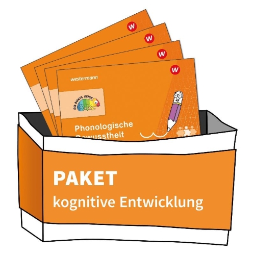 Buchcover und Innenansicht für das Buch: DIE BUNTE REIHE - Deutsch. Paket Kognitive Entwicklung (4 Hefte)