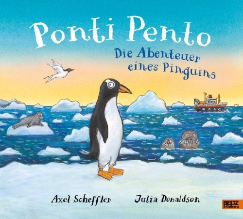 Buchcover und Innenansicht für das Buch: Jonty Gentoo. The Adventures of a Penguin
